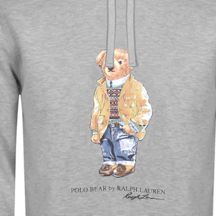 Alternative Image for ProductRalph Lauren Polo Pullover Hoodie Grey3